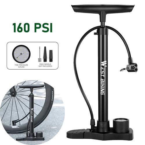 Bicycle floor pump 160psi - floor, bike
