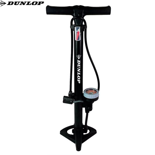 Dunlop floor bike pump with - pump,