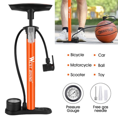 Air inflator floor pump - inflator, presta