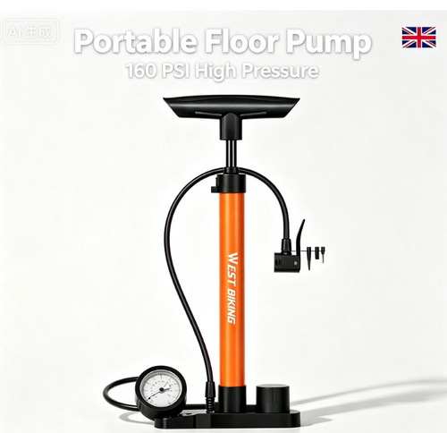 Mini pump with gauge heavy - mini,