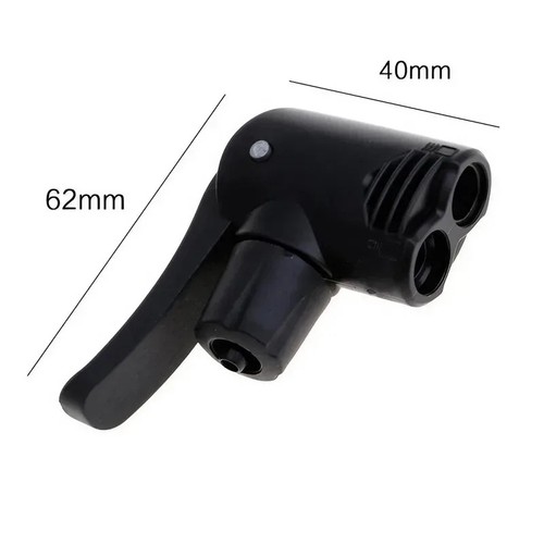 Dual head bicycle track pump - dual,